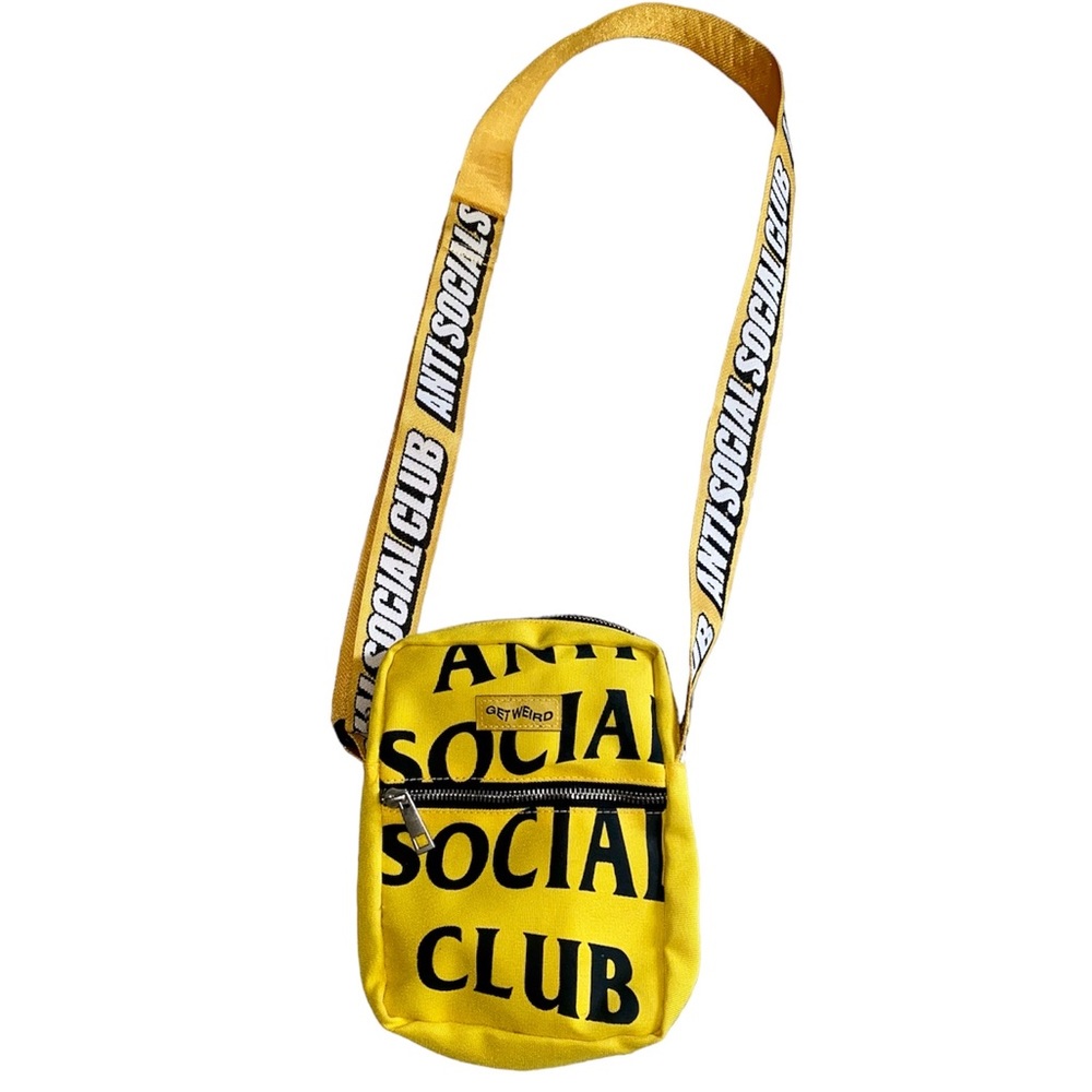 Anti Social Social Club The Remix Side Shoulder Bag Yellow 2018